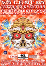 Valencia Tattoo Convention #26 13th Valencia Tattoo Convention 2013 Poster