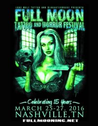 Full Moon Tattoo & Horror Fest 18 April 2025
