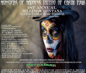 Monster of Madness Tattoo Convention 2021