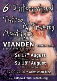 Vianden Tattoo Convention #23 Vianden Tattoo Convention #23 19 October 2024