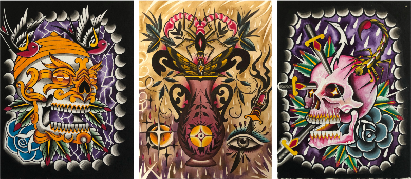 Tattoo Flash Sheet Showcase 1 October 2022