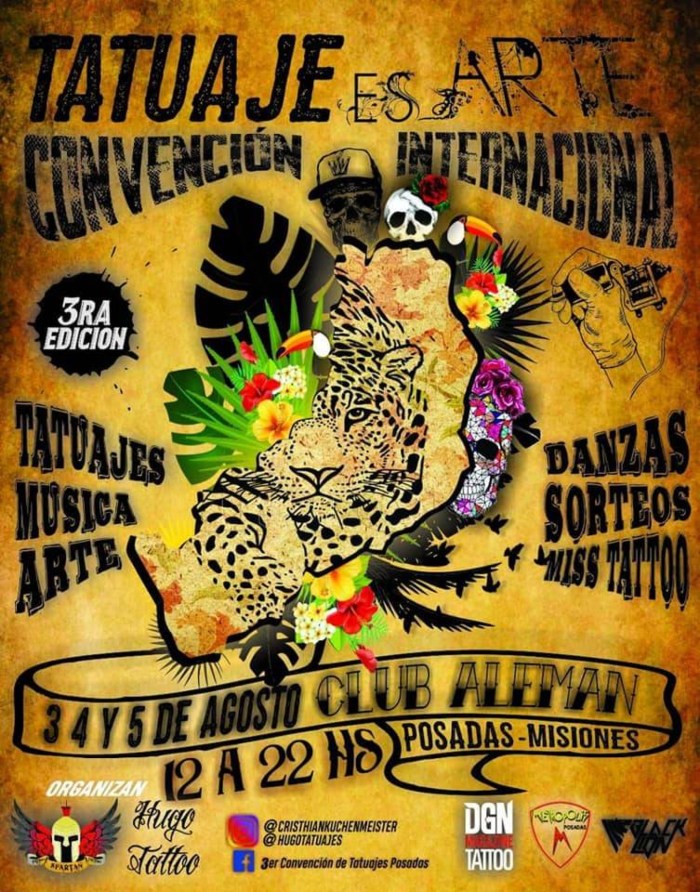 Convencion Tatuajes Arte Posadas