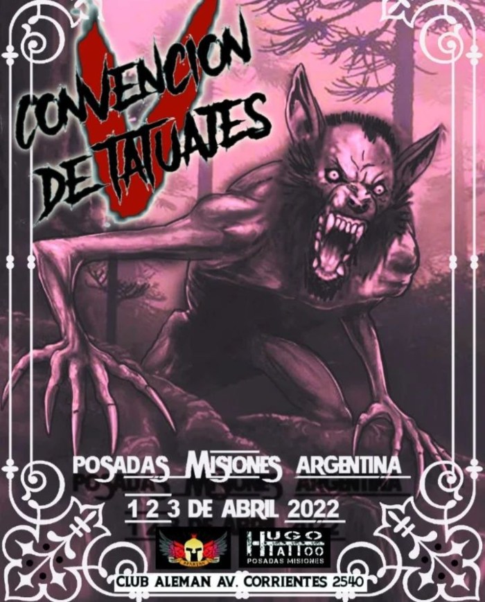 Convencion Tatuajes Arte Posadas 2022