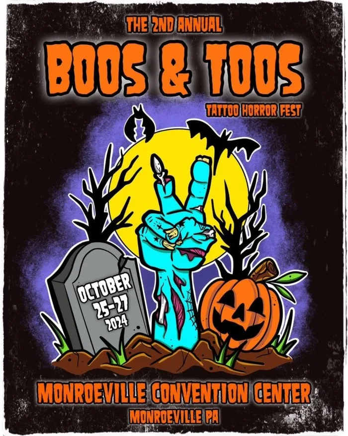 Boos & Toos Tattoo Horror Fest 25 October 2024