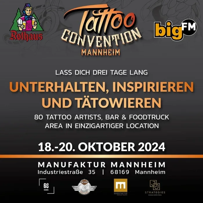 Mannheim Tattoo Convention 18 October 2024