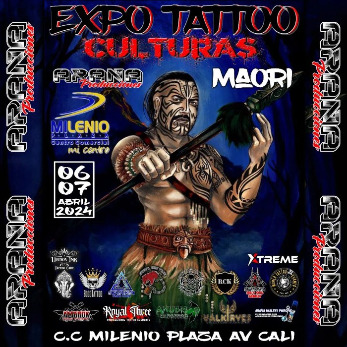 Expo Tattoo Culturas Maori 6 April 2024
