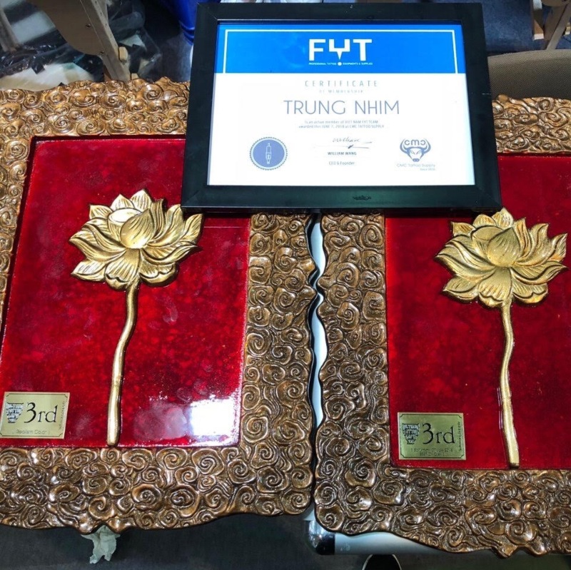 3rd Prizes Vietnam Tattoo Expo 2018