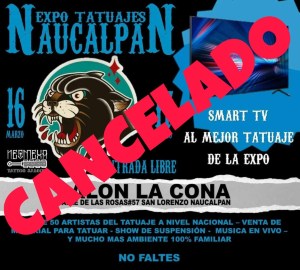 Expo Tatuajes Naucalpan #14 (Cancelled) 16 March 2024