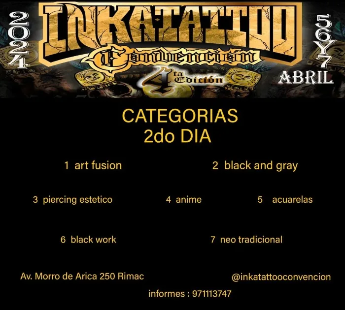 Inka Tattoo #4 5 April 2024
