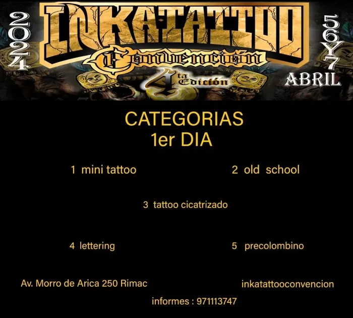 Inka Tattoo #4 5 April 2024
