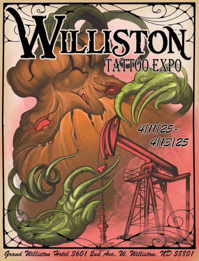 Williston Tattoo Expo 10 April 2026