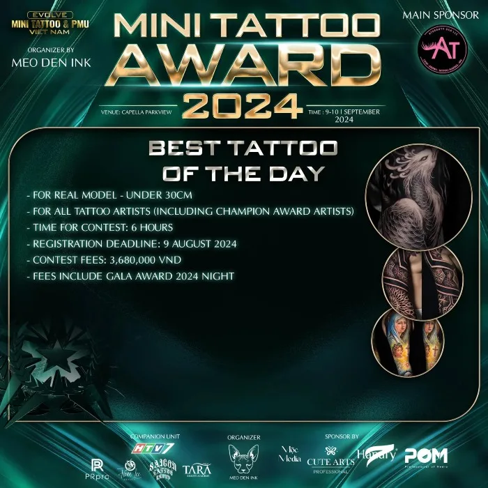 MINI TATTOO AWARD 9 September 2024
