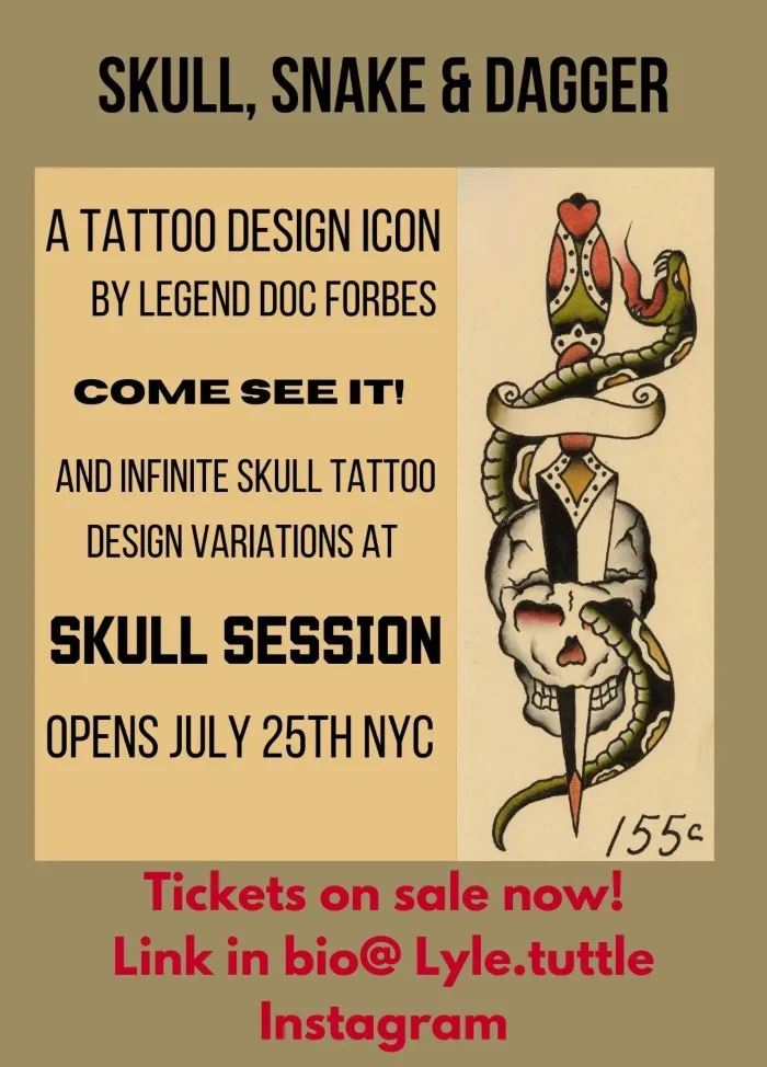 Lyle Tuttle Skull Art Exhibition 2024