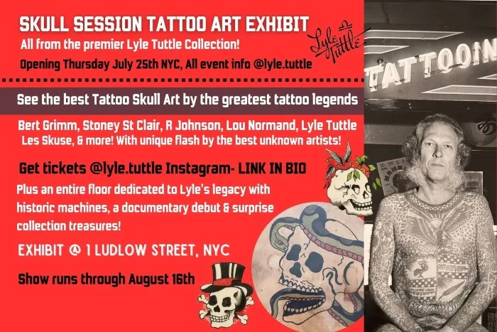 Lyle Tuttle Skull Art Exhibition 2024