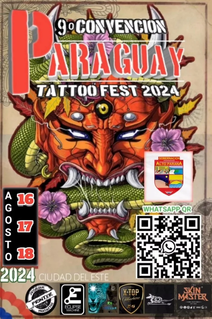 9 convention Paragua Tattoo Fest 2024 16-18 August ed