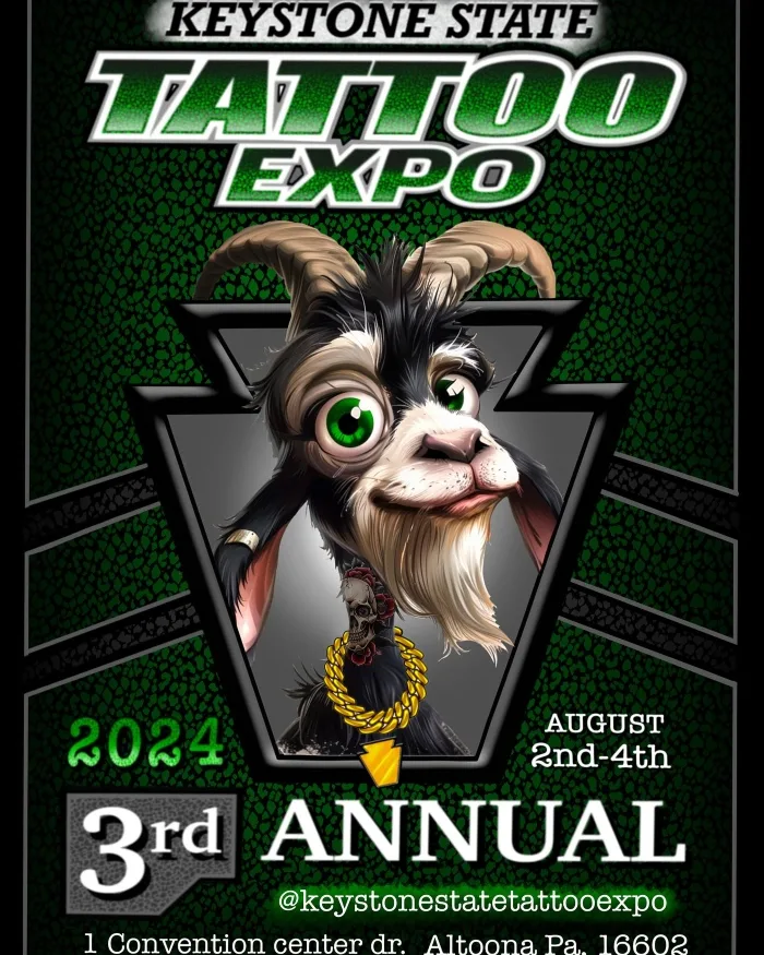 keystone state tattoo expo August 2-4 2024
