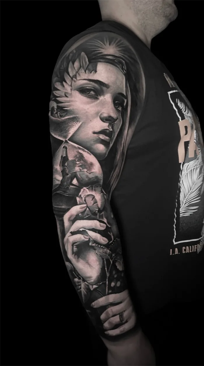 Belen Ink Tattoo • Black & Grey Realism from Ibiza 9 October 2024