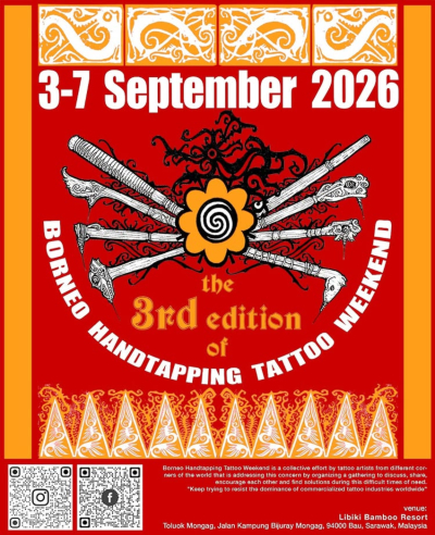 Borneo Handtapping Tattoo Weekend #3 3 September 2026