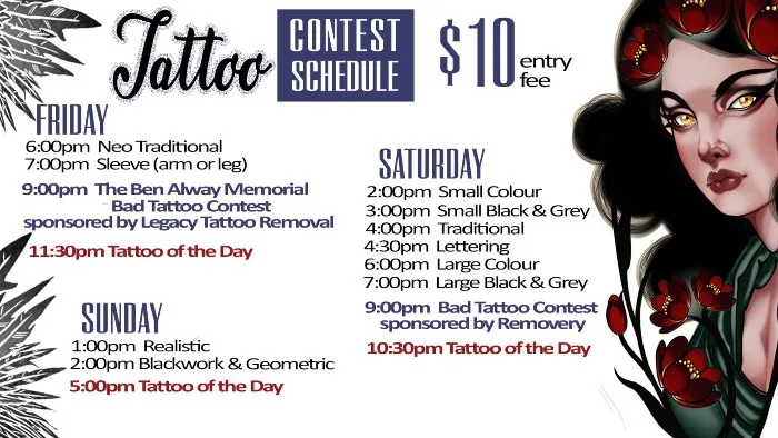 Calgary Tattoo Arts Festival 2024 Contests