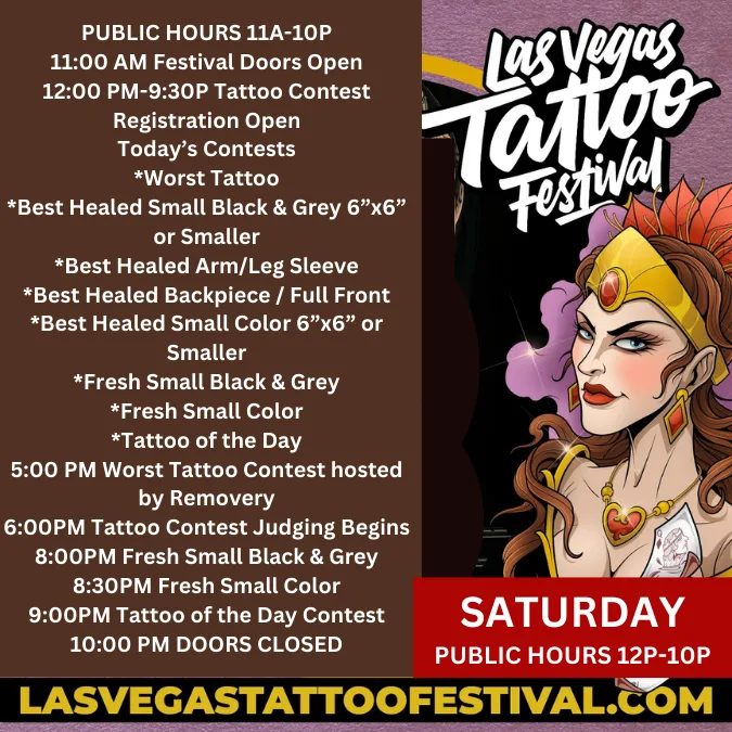 Las Vegas Tattoo Festival 2024 SATURDAY