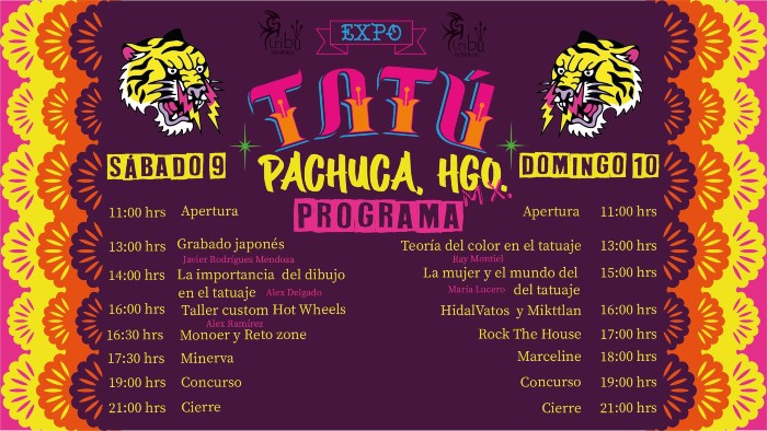 Get ready for Pachuca Tattuajes Expo 2024 program