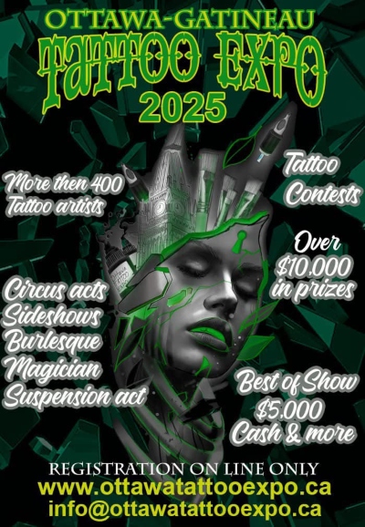 Ottawa Gatineau Tattoo Expo 2025.