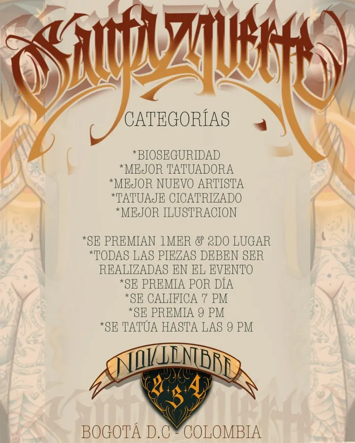 Santa Muerte Tattoo Festival Program