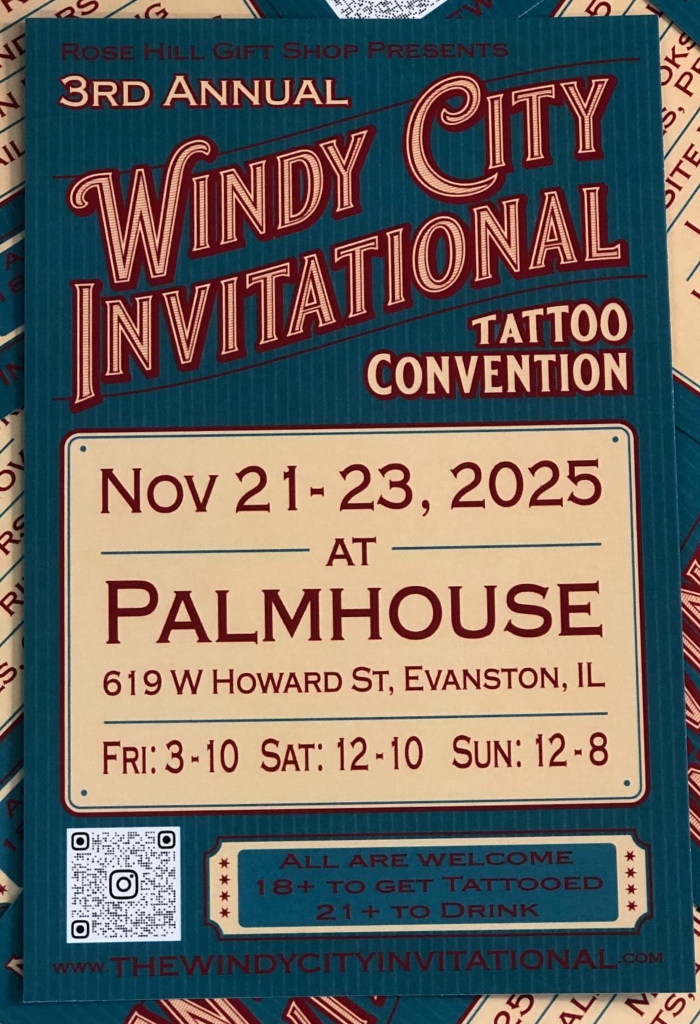 Windy City Invitational Tattoo Convention 21 November 2025