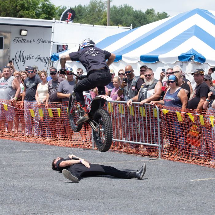 Iron and Ink Tattoo Expo Stunt Show