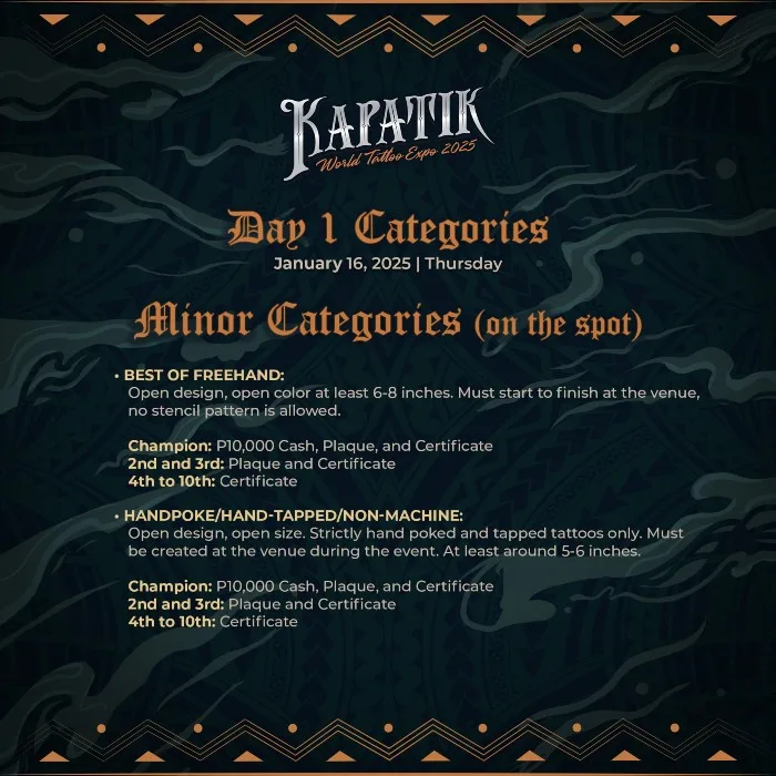 Kapatik World Tattoo Expo 2025 day 1 cate 2
