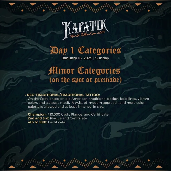 Kapatik World Tattoo Expo 2025 day 1 cate