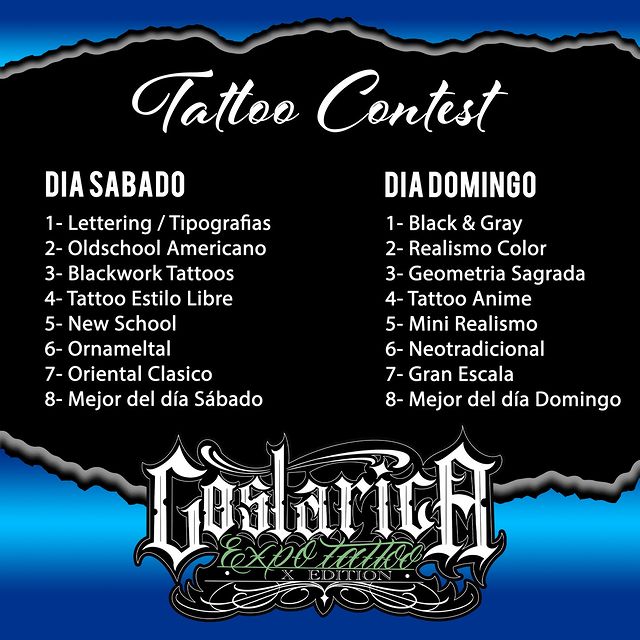 Costa Rica Tattoo Expo 2025 CONTEST