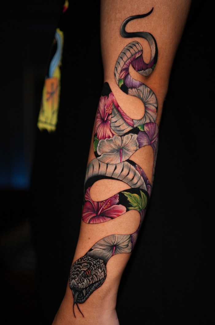 Gitta Interview Snake Tattoo