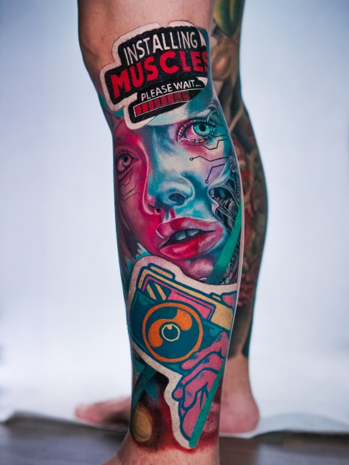Gitta Interview cyberpunk tattoo