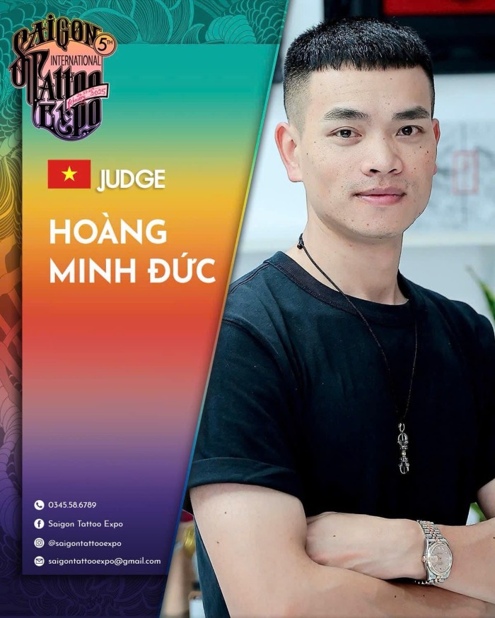 Saigon Tattoo Expo 2025 ProTeam Hoang Minh Duc