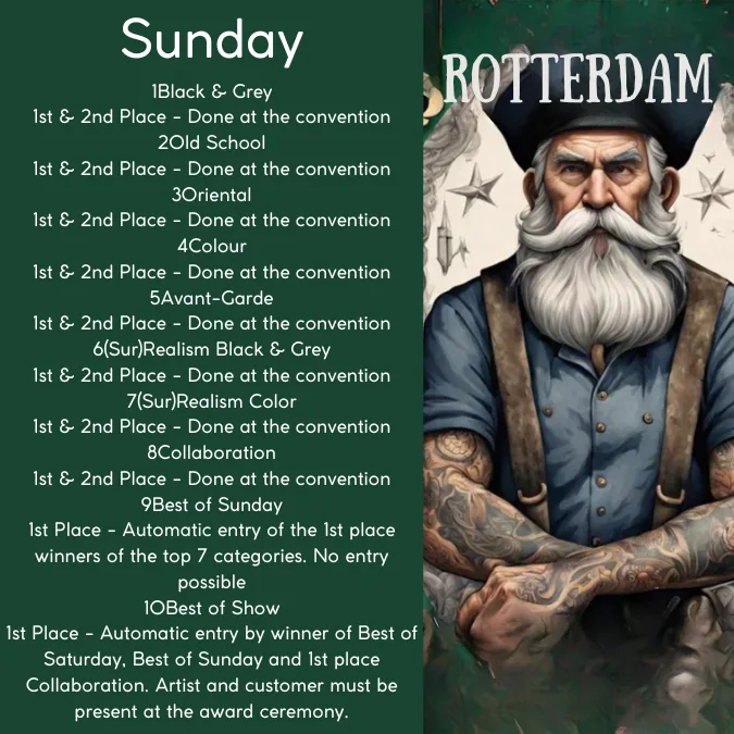 Rotterdam Tattoo Convention SUNDAY