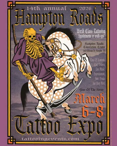 Hampton Roads Tattoo Festival #14 (2026) 6 March 2026