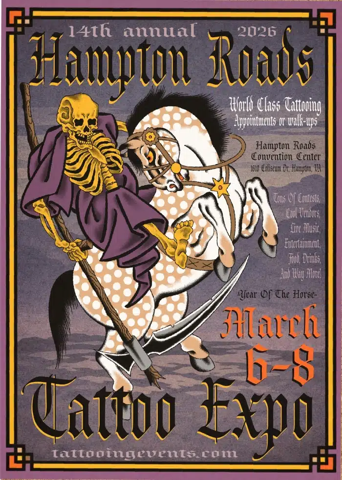 Hampton Roads Tattoo Festival #14 (2026) Hampton Roads Tattoo Festival #14 (2026) 6 March 2026
