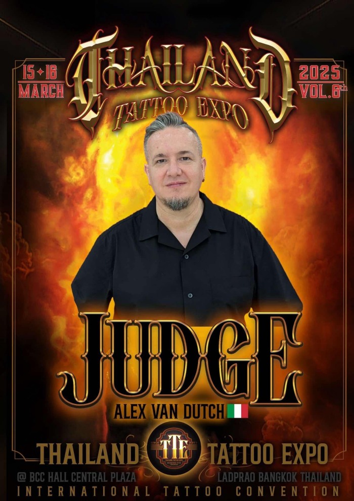 Thailand Tattoo Expo 2025 Proteam Alex Van