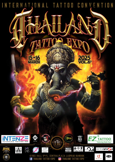 Thailand Tattoo Expo 2025 poster