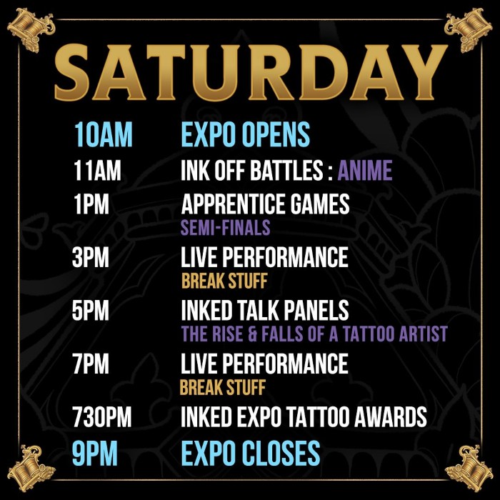 Inked Expo 2025 SATURDAY