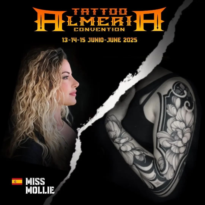 Almeria Tattoo Convention 2025 attending artists  MISS MOLLIE 