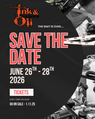 Ink and Oil Tattoo Convention 26 June 2026