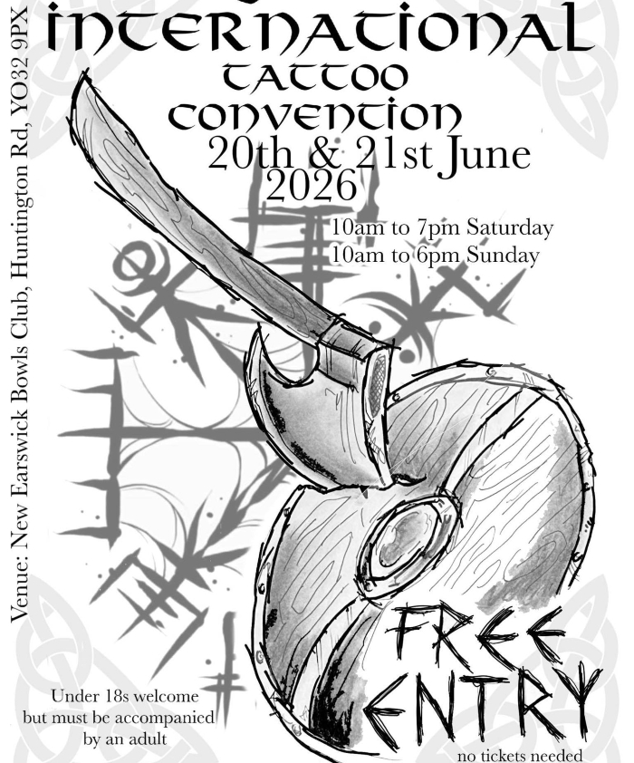 York Tattoo Convention #14 York Tattoo Convention #14 20 June 2026
