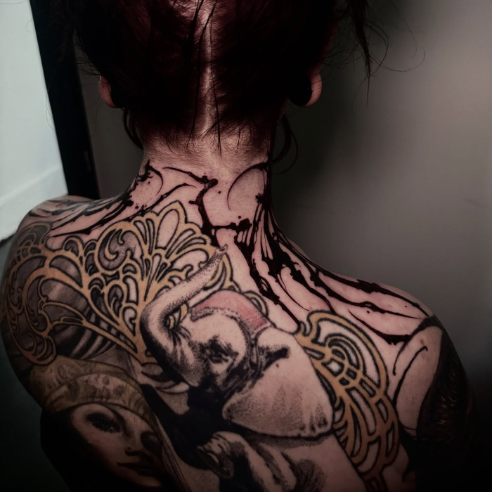 Celia Dunne • The Lady Crafting Freehand Black Metal Blackwork 9 July 2025