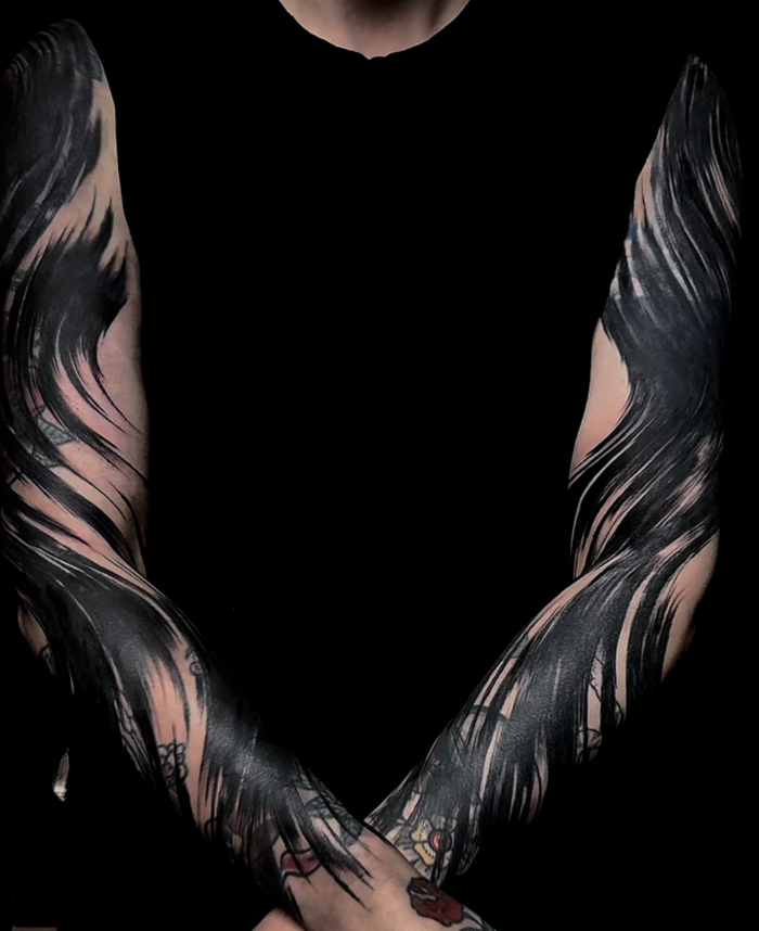 Celia Dunne • The Lady Crafting Freehand Black Metal Blackwork 9 July 2025