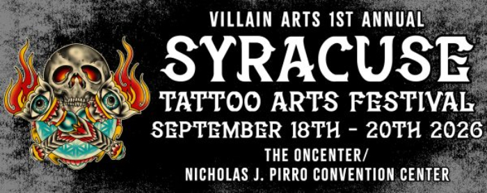 Syracuse Tattoo Arts Festival Syracuse Tattoo Arts Festival 18 September 2026