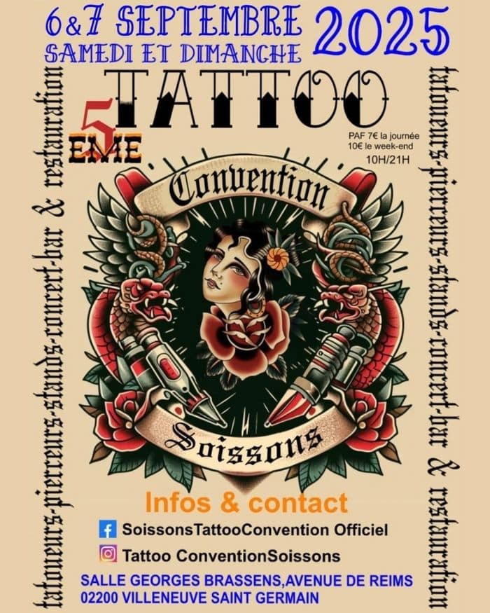 Soissons Tattoo Convention #5 5 September 2025