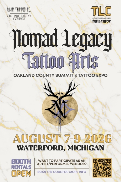 Nomad Legacy Tattoo Arts Expo 7 August 2026