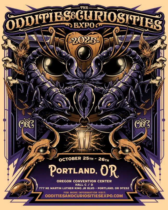 Oregon Oddities & Curiosities Expo Oregon Oddities & Curiosities Expo 25 October 2025